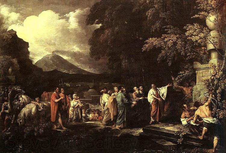 Benjamin West Cicero Discovering the Tomb of Archimedes Spain oil painting art